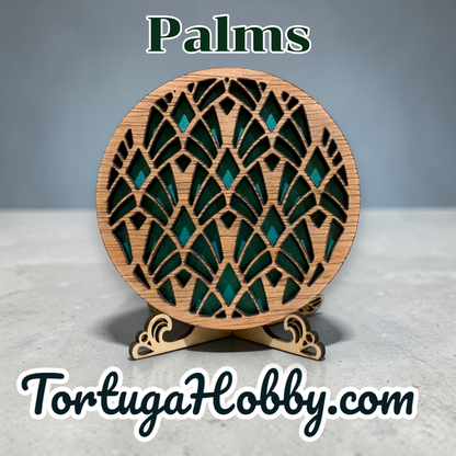 Cut Out Wood Coasters
