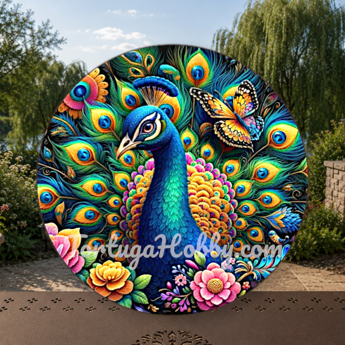 Peacock Drink Coasters