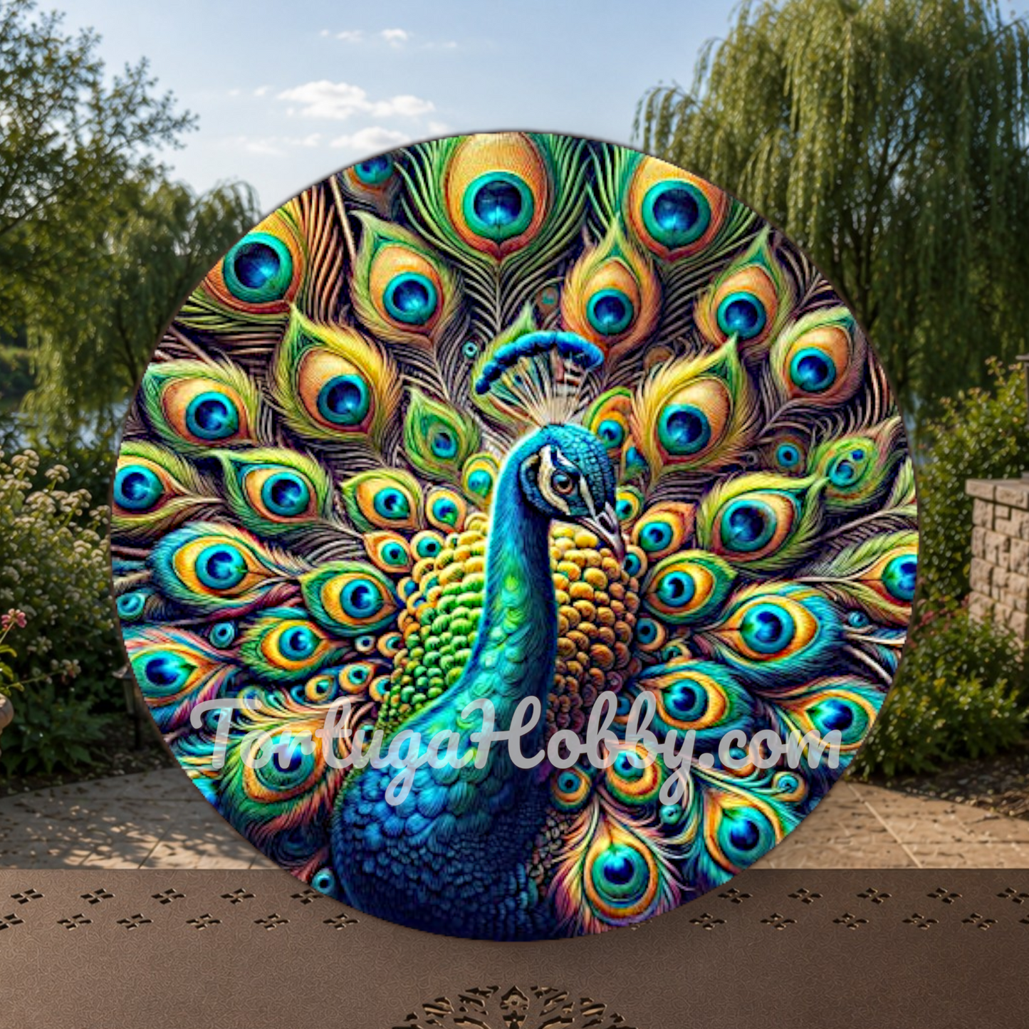 Peacock Drink Coasters