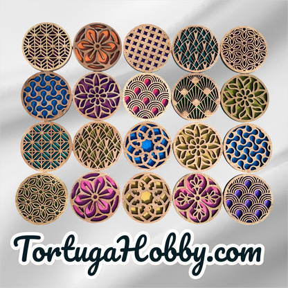 Cut Out Wood Coasters