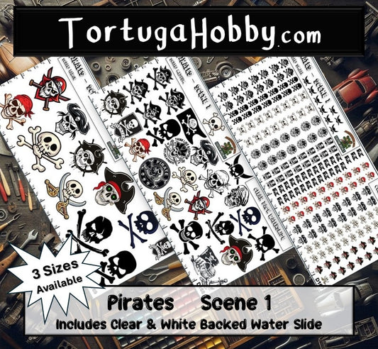 Pirates - Scene I - Great for Models, Rockets, Derby Cars & More