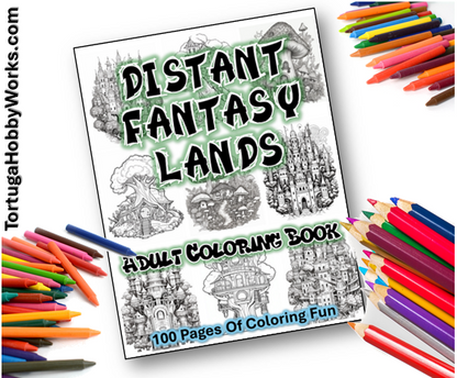 Distant Fantasy Lands Coloring Book (Digital)