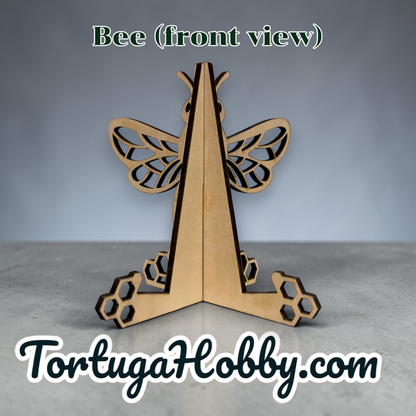 Wood Bee Display Stand / Easel