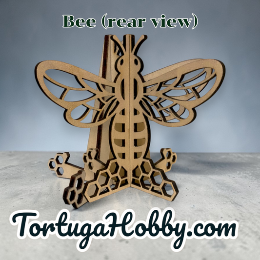 Wood Bee Display Stand / Easel