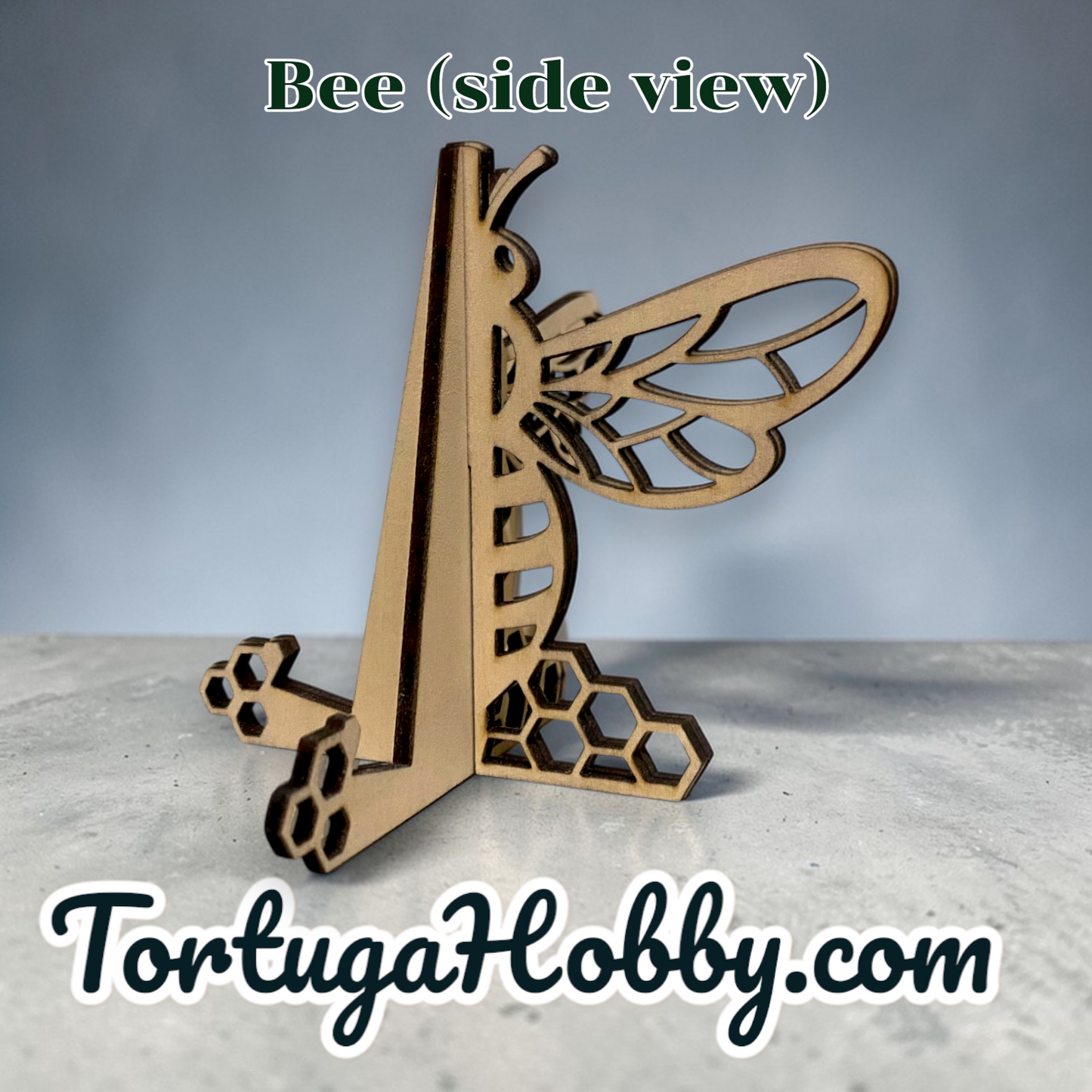 Wood Bee Display Stand / Easel