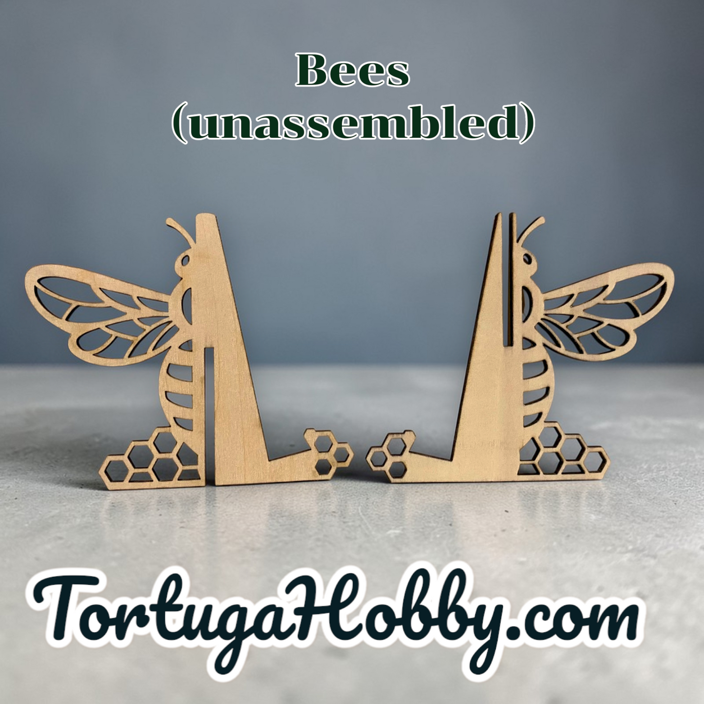 Wood Bee Display Stand / Easel