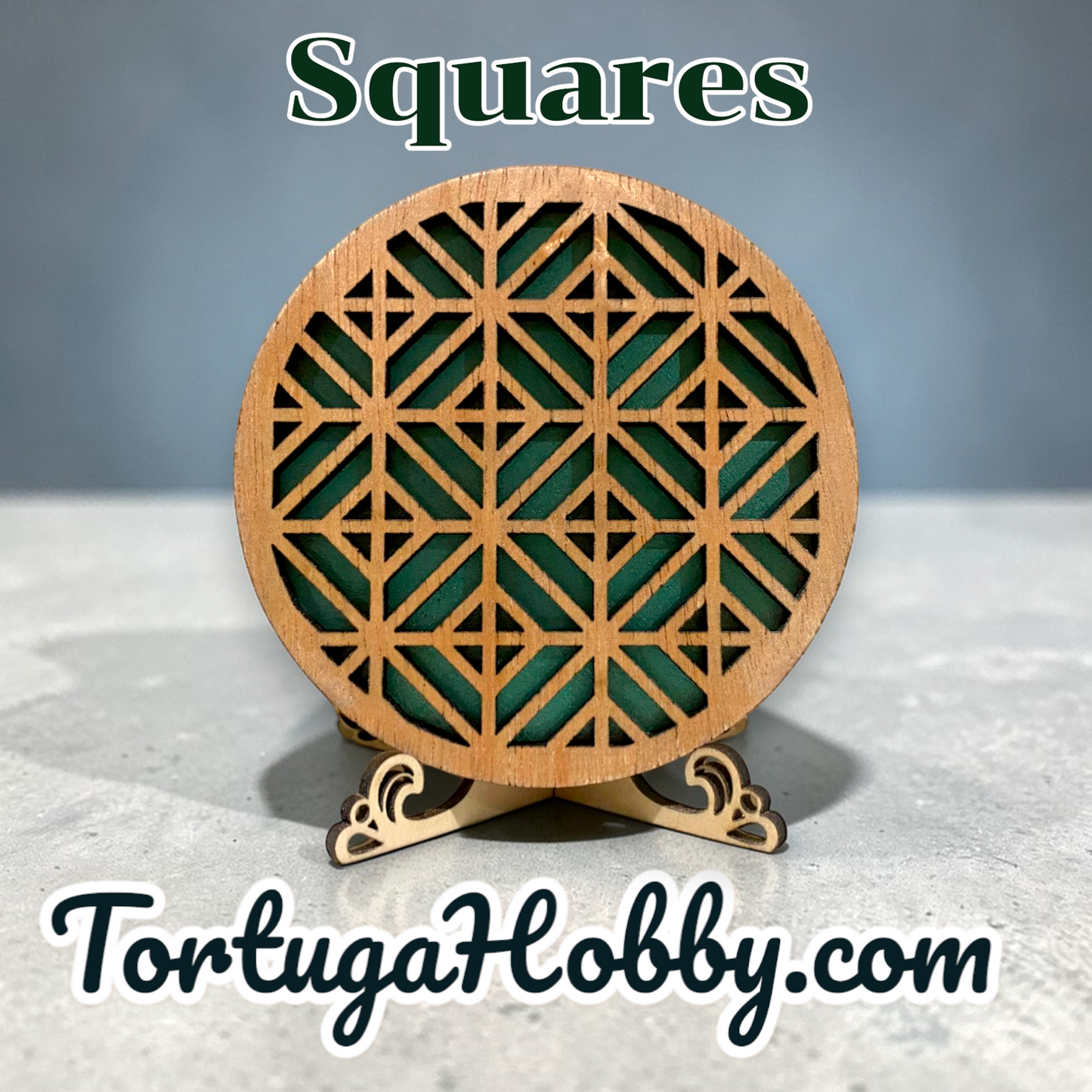 Cut Out Wood Coasters
