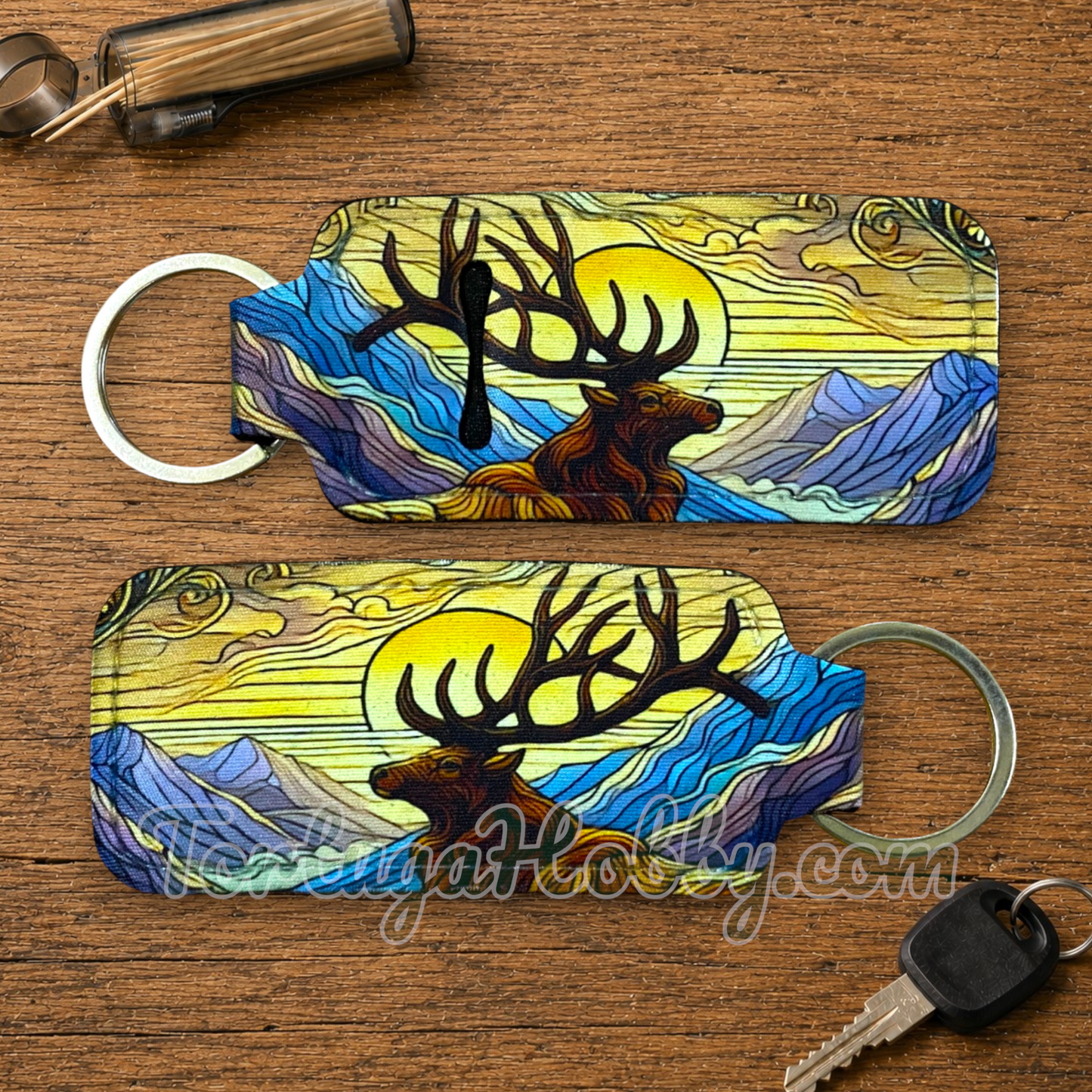 Toothpick Buddys™ Keychain Toothpick Holder | Portable Toothpick Cases