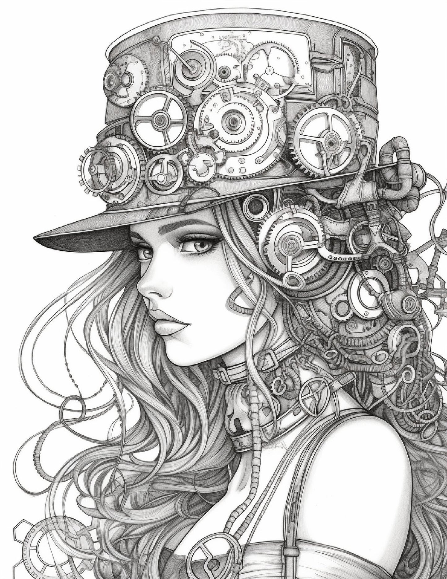 Steampunk Dreams - A Coloring Adventure (Digital)