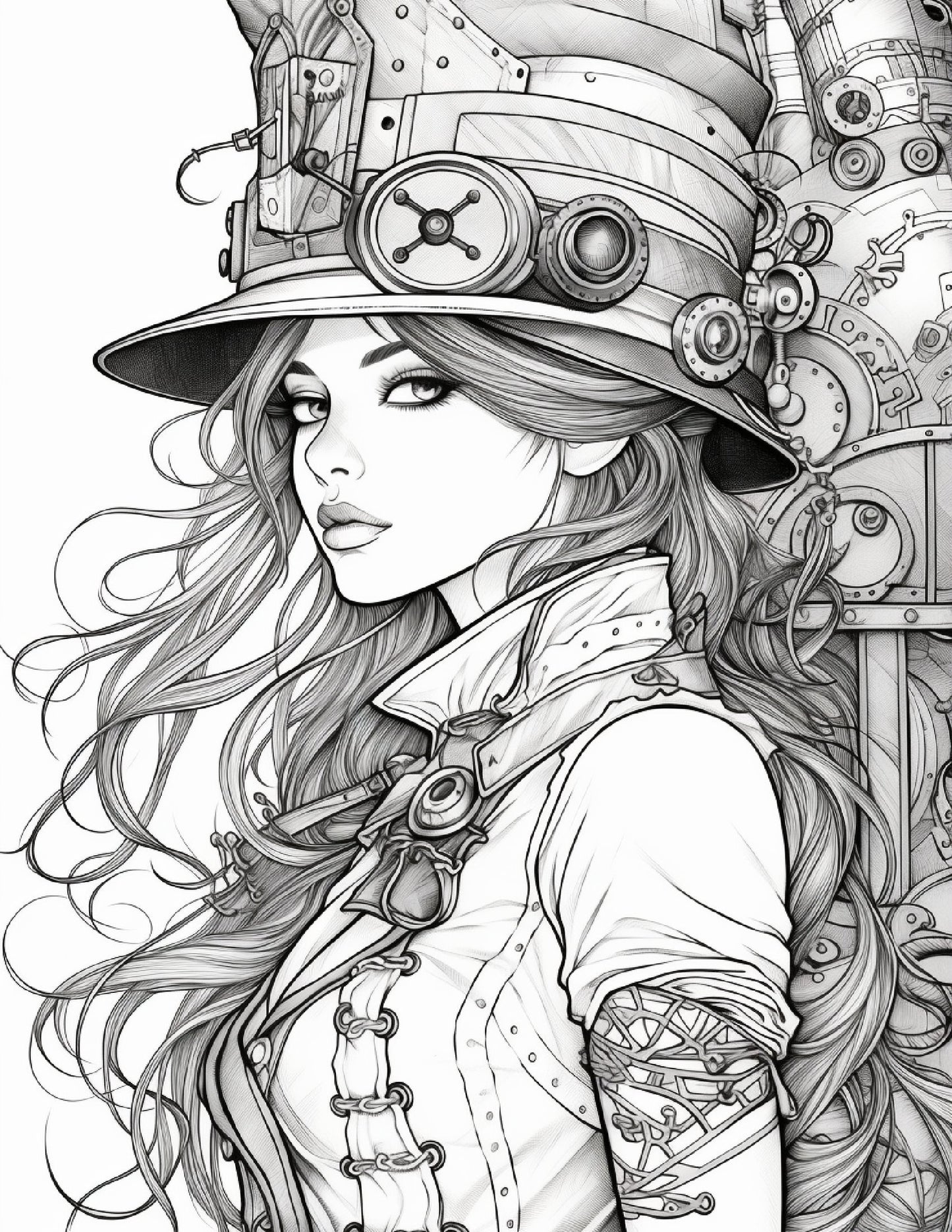 Steampunk Dreams - A Coloring Adventure (Digital)