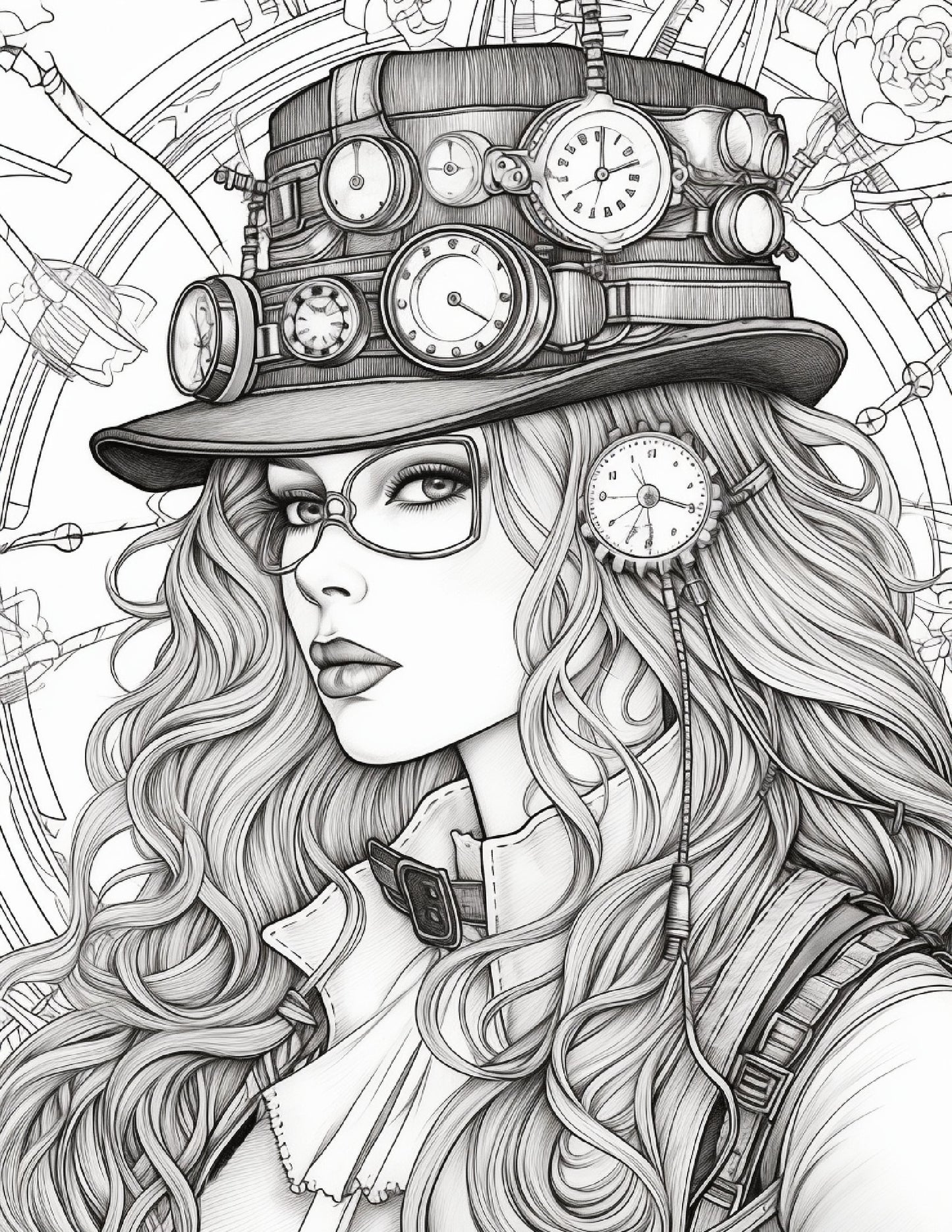 Steampunk Dreams - A Coloring Adventure (Digital)