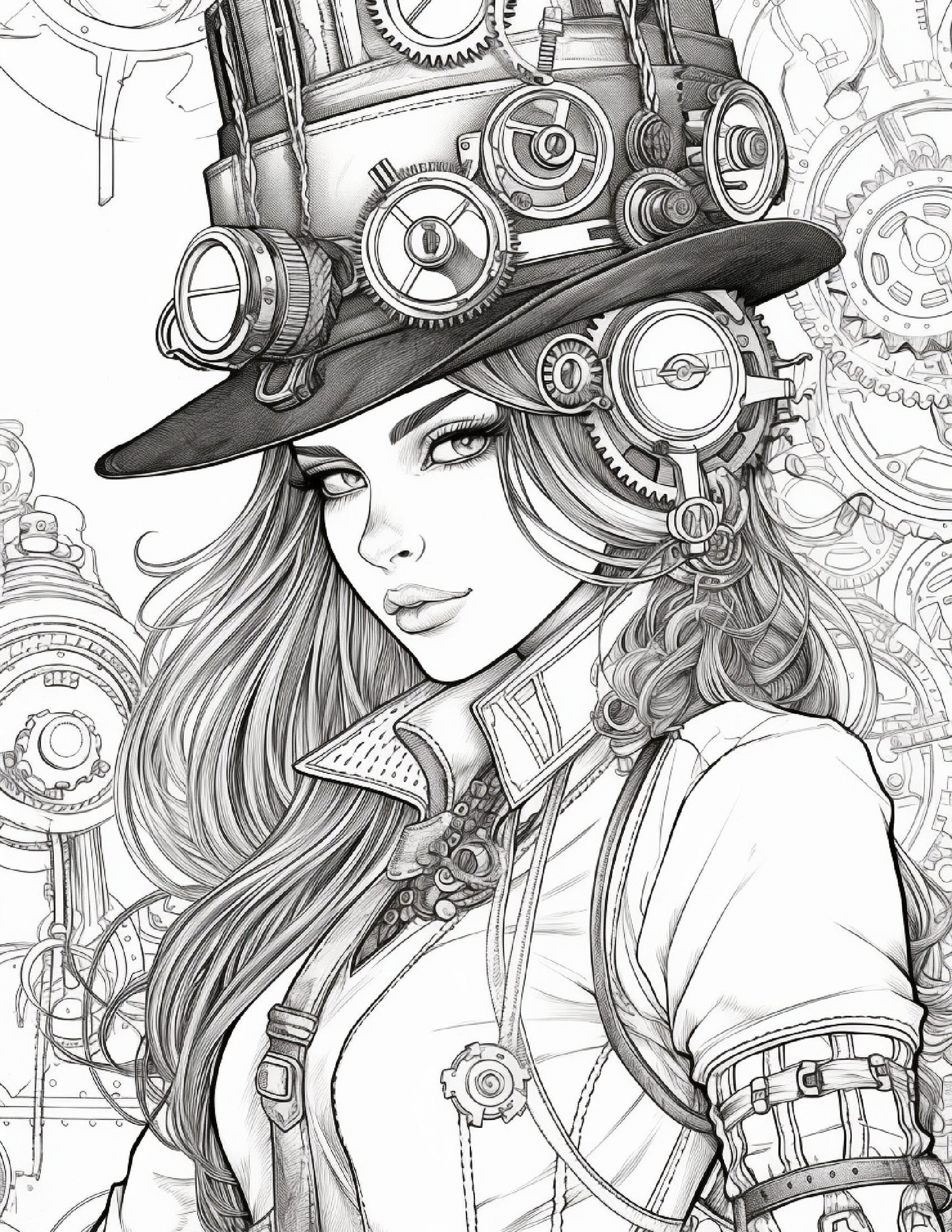 Steampunk Dreams - A Coloring Adventure (Digital)