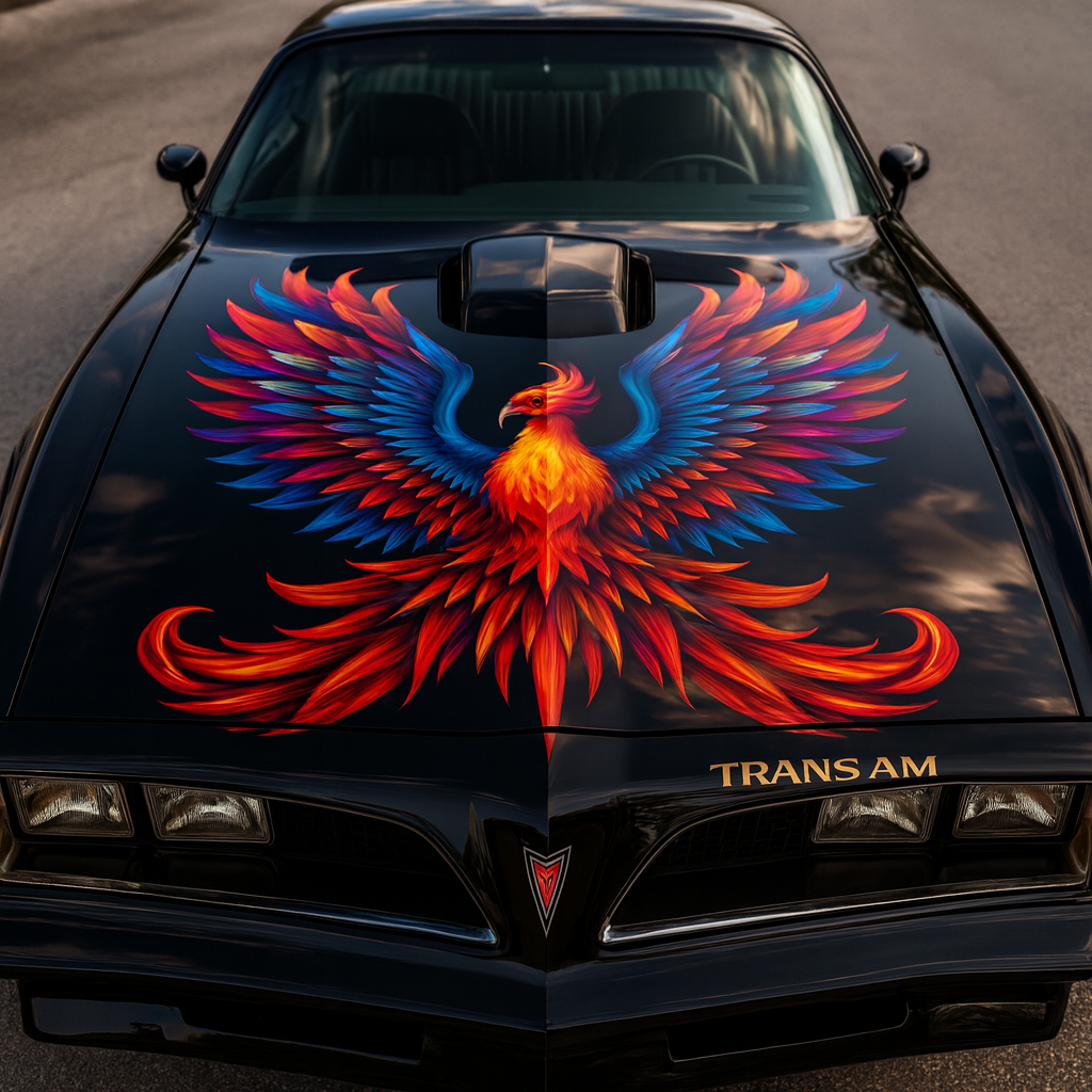 Phoenix/Firebird III - Clear and White Waterslide Decals - 1:18, 1:24 & 1:64 Scale