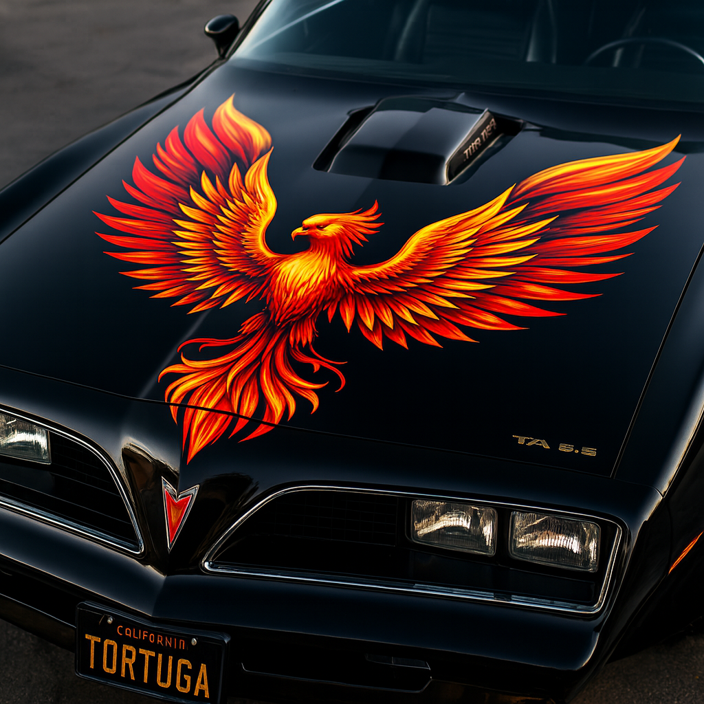 Phoenix/Firebird II - Clear and White Waterslide Decals - 1:18, 1:24 & 1:64 Scale