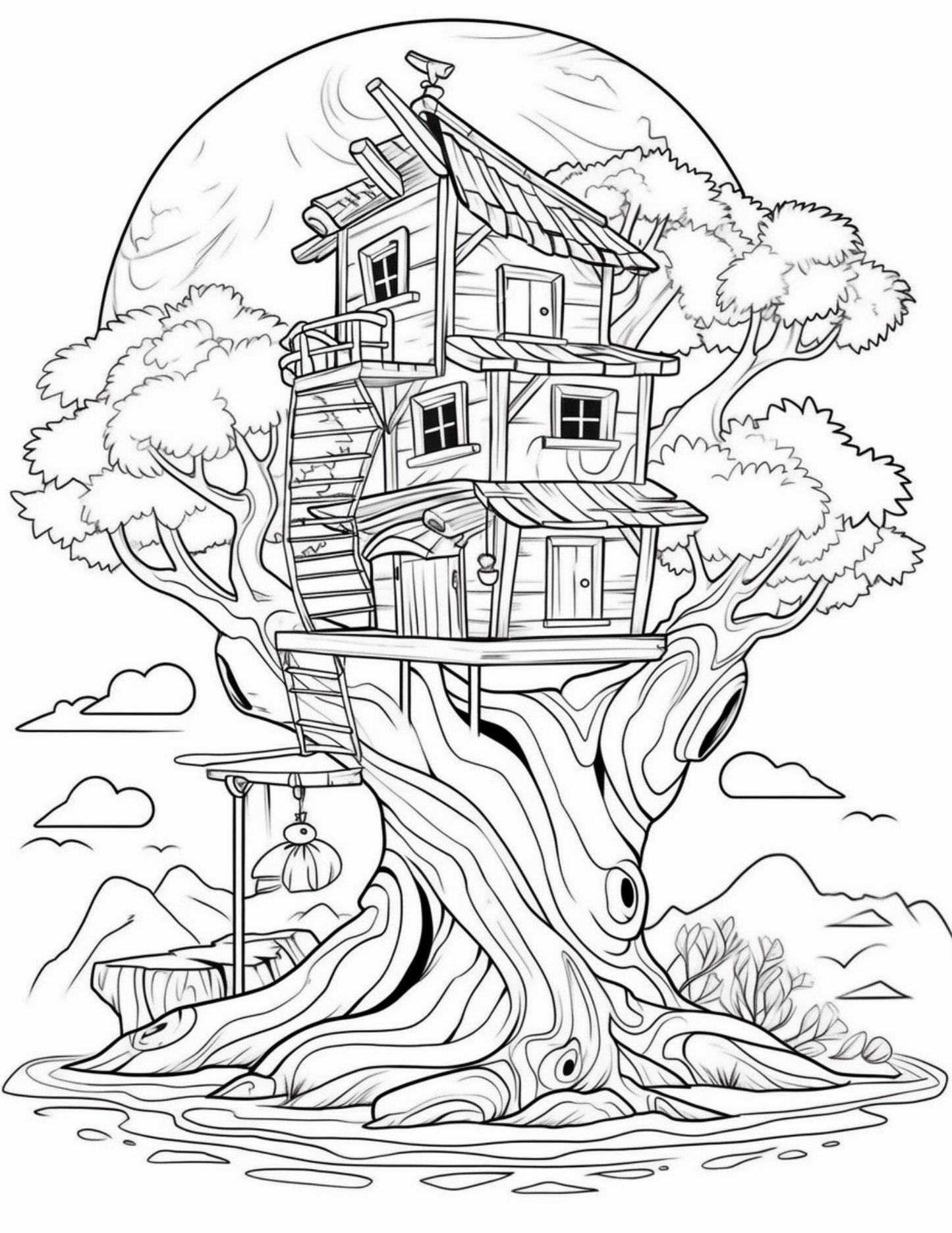 Coloring Book - Distant Fantasy Lands Coloring Book