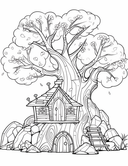 Distant Fantasy Lands Coloring Book (Digital)