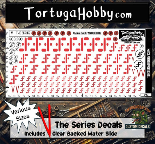 V The Series Water Slide Decals - Models, Derby Cars and other Hobby Projects