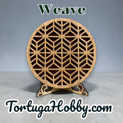 Cut Out Wood Coasters