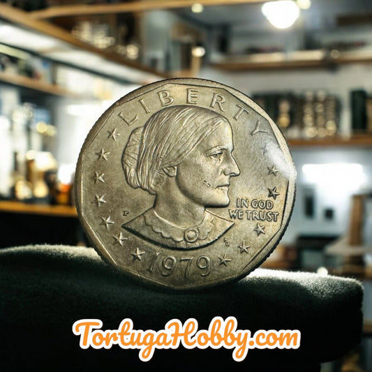 **Rare** Vintage 1979-P Susan B Anthony Dollar Coin. Uncirculated. Narrow Rim.