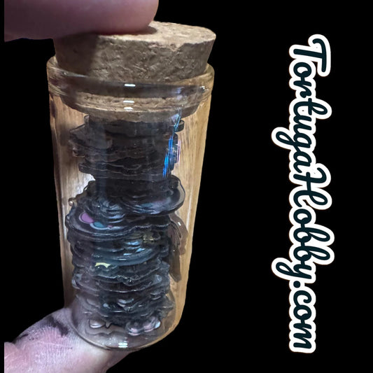 30pc Anime Game Counters: Anime Coins in Glass Tube