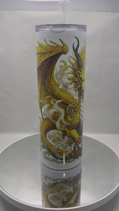 Golden Dragon 20oz Artisan Tumbler