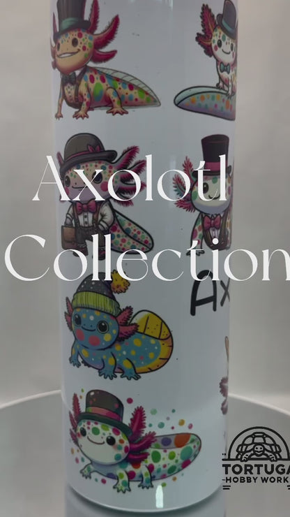 Tumblers - Axolotl Collection - Thin Stainless Steel 20oz Tumbler