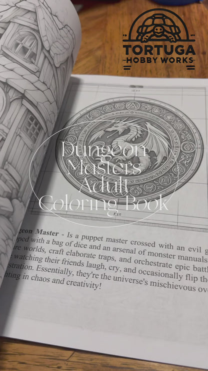 Coloring Book - Dungeon Masters Coloring Book