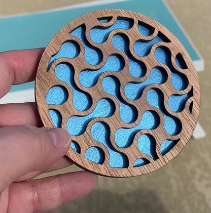 Cut Out Wood Coasters