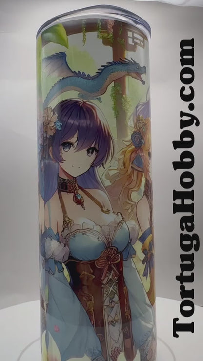 Tumblers - Anime Trouble Brewing Thin Stainless Steel 20oz Tumbler - Free Customization