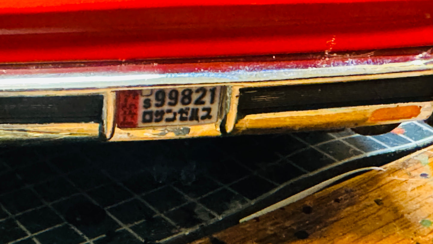 State License Plates Decals - 1:24 / 1:18 Scale - Water Slide or Peel & Stick