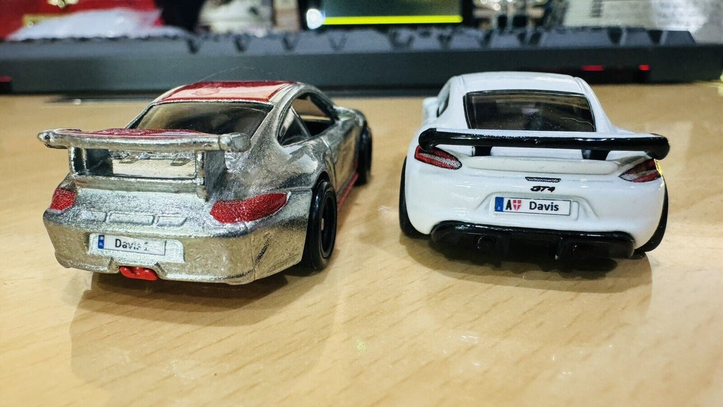 State License Plates Decals - 1:24 / 1:18 Scale - Water Slide or Peel & Stick