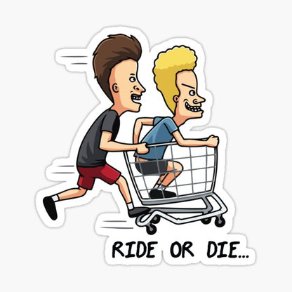 Decals - Beavis & Butthead - Water Slide Decals 1:24 Scale-1:18 Scale